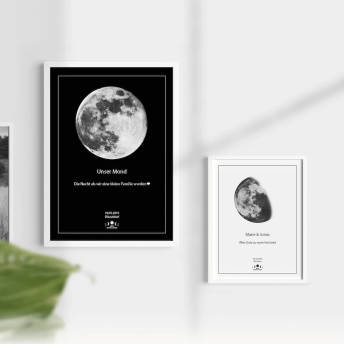 Personalisiertes Mondposter fr unvergessliche Momente - 49 originelle Geschenke für Frauen ab 40 Jahren