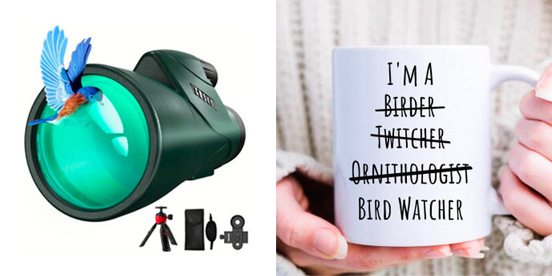 32 originelle Geschenkideen für Bird Watcher und Vogelfreunde