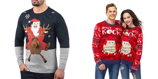 24 hässliche Weihnachtspullover für die ganze Familie
