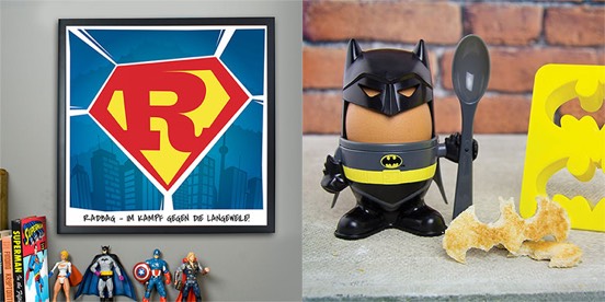 46 originelle Superhelden Geschenke