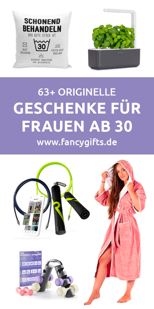 64 Geschenke für Frauen ab 30 Jahren - von klassisch bis ausgefallen