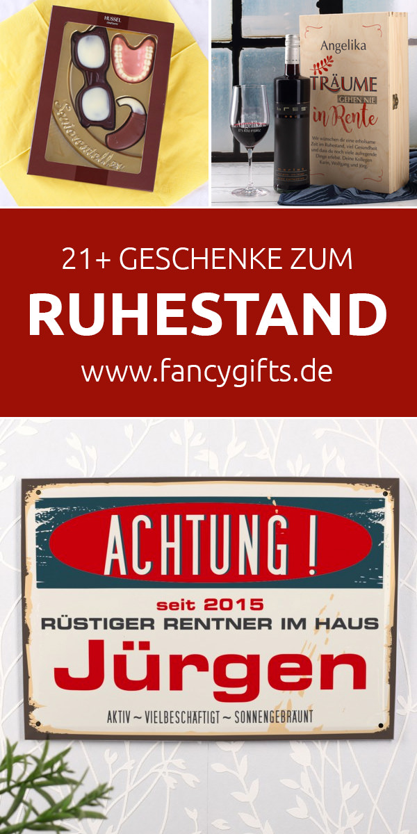 30 Geschenke zum Ruhestand