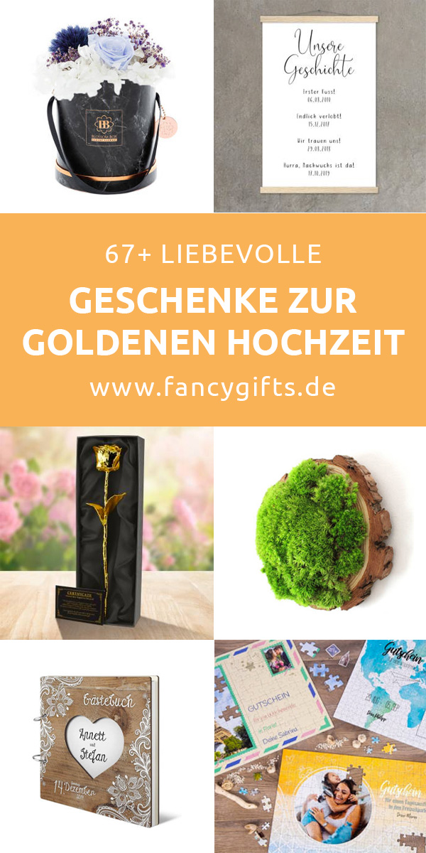 64 Geschenke zur Goldenen Hochzeit