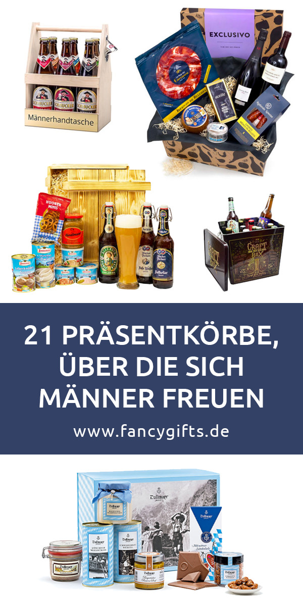 19 tolle Geschenk- und Präsentkörbe, über die sich Männer freuen