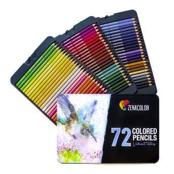 72 Buntstifte mit Metallbox - Kreative Geschenke für Künstler, Maler und Illustratoren