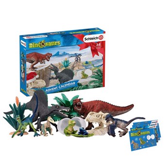 Dinosaurier Adventskalender von Schleich - Originelle Dino Geschenke für kleine und große Dinosaurier Fans
