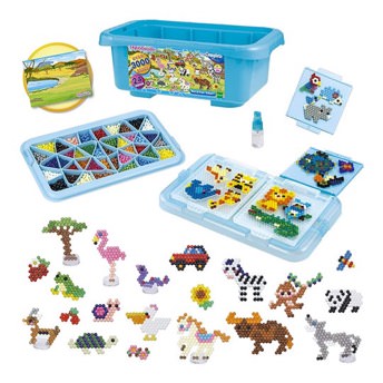 Aquabeads Mega Bastelbox Safari mit ber 3000  - 55 Geschenke für besonders kreative Kinder jeden Alters
