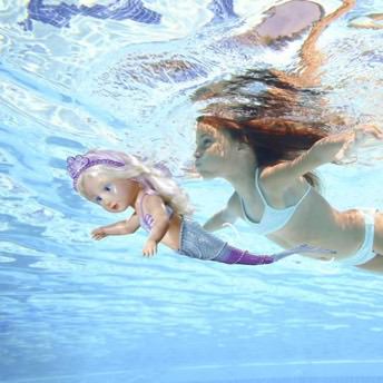 Baby Born Meerjungfrau Puppe bewegt sich im Wasser - Geschenke für 7 bis 8 Jahre alte Mädchen
