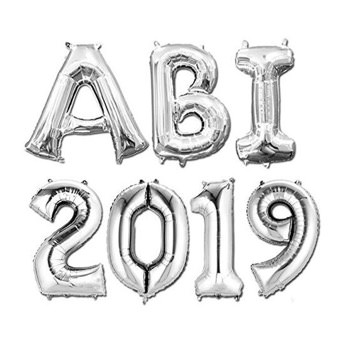 Buchstaben Folienballons ABI 2019 - 30 Geschenke zum Abitur