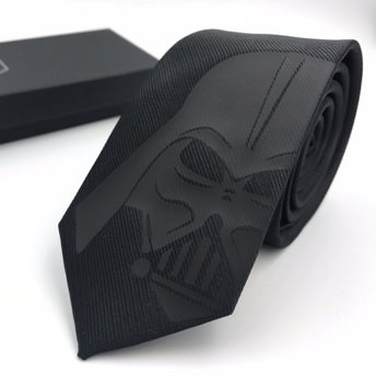 Schwarze Darth Vader Seidenkrawatte - Originelle Star Wars Geschenke
