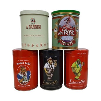 Espresso Probierset in dekorativen Geschenkdosen - 43 besondere Geschenke für Kaffeetrinker
