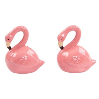 Flamingo Salz und Pfefferstreuer von Sass Belle - Einzigartige Flamingo Geschenke