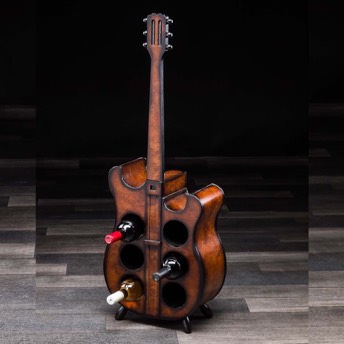 Flaschenhalter in Form einer Gitarre - Originelle Geschenke für Wein-Liebhaber