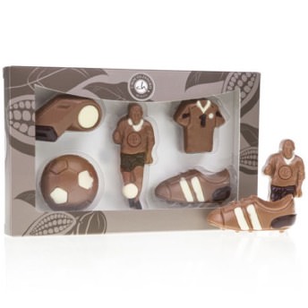 FuballerSet aus Schokolade - 27 coole Geschenke für Fußballbegeisterte Jungs