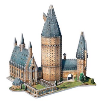 Hogwarts Groe Halle als 3D Puzzle mit 850 Teilen - 85 originelle Geschenke für Harry Potter Fans