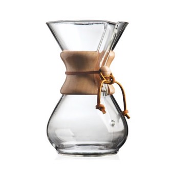 Edle Kaffeekaraffee mit Holzhals - 41 besondere Geschenke für Kaffeetrinker