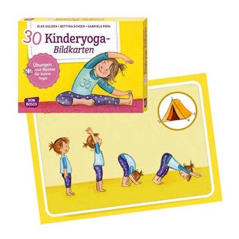30 KinderyogaBildkarten bungen und Reime fr kleine  - 49 einzigartige Yoga Geschenke