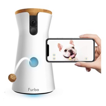 Furbo Haustierkamera mit Leckerli Ausgabe - Geschenke für Hunde und Hundenarren
