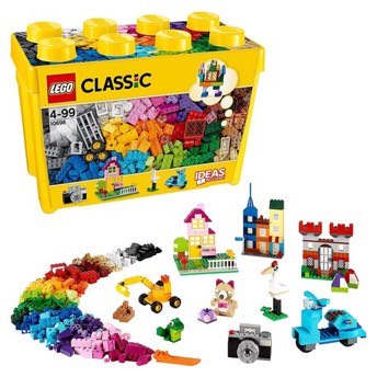 Groe LEGO Classic BausteineBox - Geschenke für 3 bis 4 Jahre alte Jungen