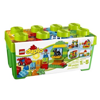 LEGO Duplo Groe Steinebox - 42 Geschenke für 1 bis 2 Jahre alte Mädchen