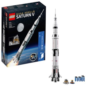 Lego Ideas 21309 NASA Apollo Saturn V - LEGO Geschenke für Erwachsene
