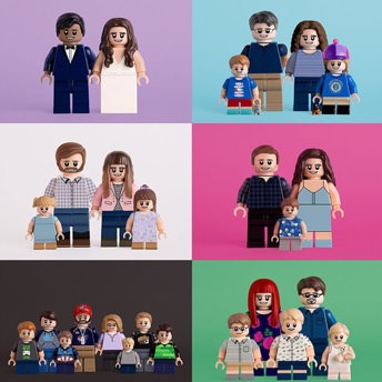 Personalisiertes LEGOMinifigurenPortrait - LEGO Geschenke für Erwachsene