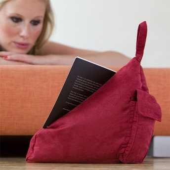 Buchsttze Lesesack mit praktischer Tasche - 