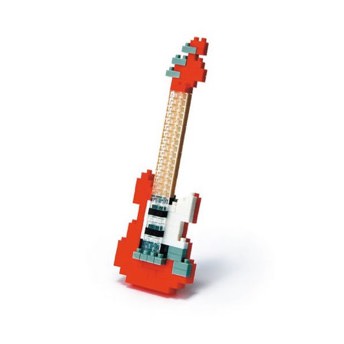Nanoblock 3DPuzzle EGitarre - Coole Geschenke für Gitarristen