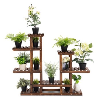 Pflanzenregal aus Holz fr Wohnung Balkon Terrasse - 70 Geschenke für Gartenfreunde