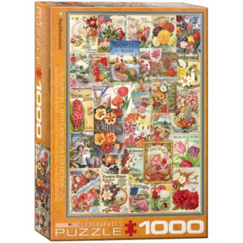 Puzzle BlumenSaatgutkatalog mit 1000 Teilen - 