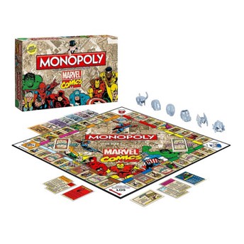 Retro Marvel Comic Monopoly - 