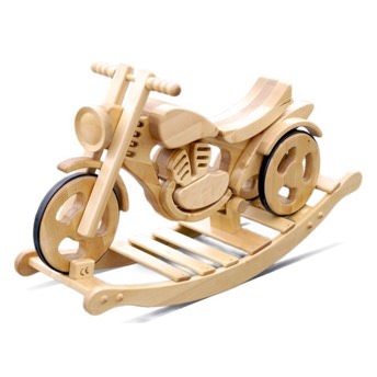 2in1 Schaukelmotorrad und Laufrad aus Holz - 62 einzigartige Geschenke aus Holz
