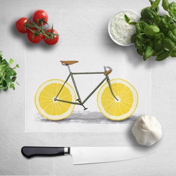 Schneidebrett Citrus Lemon - 79 einzigartige Geschenke für Fahrradfahrer