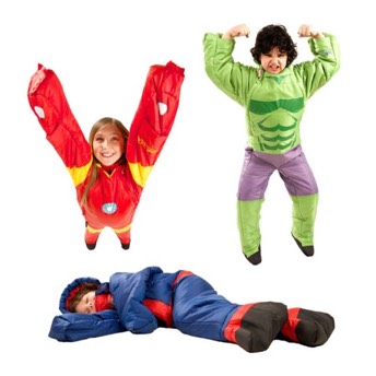 SelkBag Superhelden Schlafsack mit maximaler  - Originelle Superhelden Geschenke