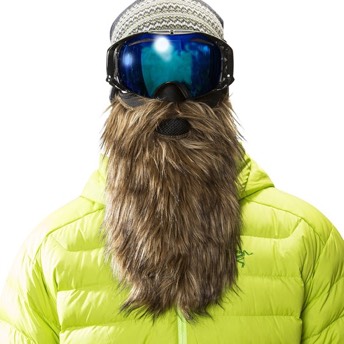 Beardski Goldsucher Skimaske mit Bart - Geschenke für 17 bis 18 Jahre alte Jungen
