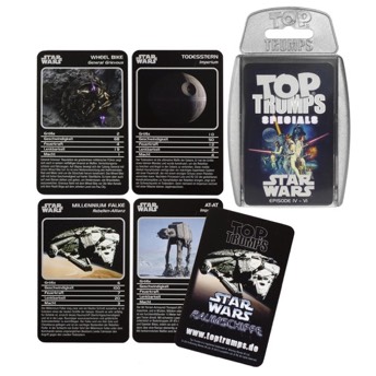 Star Wars Supertrumpf Kartenspiel fr Geeks - 