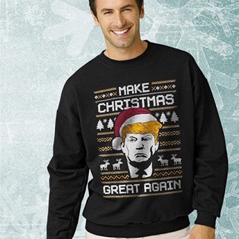 Donald Trump Weihnachtspullover Make Christmas Great Again - 