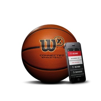 Wilson Basketball mit Sensor zur Trainingsaufzeichnung per  - 