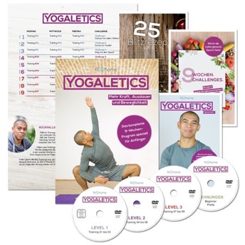 YOGALETICS Premium Edition Das 9WochenWorkout speziell  - 32 einzigartige Yoga Geschenke