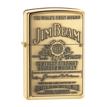Zippo Feuerzeug mit Jim Beam Emblem - Originelle Whiskey Geschenke