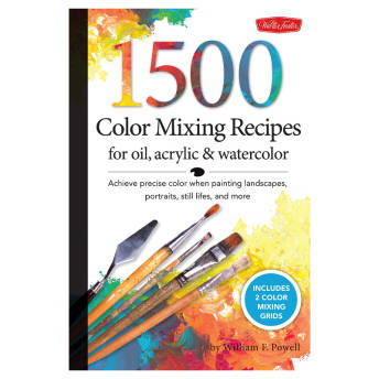 1500 Color Mixing Recipes for Oil Acrylic Watercolor - 