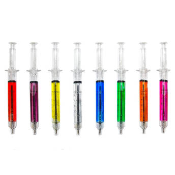 8 Kugelschreiber im SpritzenDesign - Originelle Geschenke für Krankenschwestern