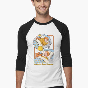 Cooles Baseball Shirt Achieve your Dreams - 108 originelle Geschenke für Männer, die schon alles haben