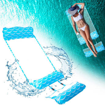 Aufblasbare Wasserhngematte fr Pool und Strand - Coole Accessoires für Strand und Pool