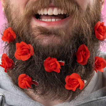 Bartdekoration Beard Bouquet - 60 lustige Geschenke für Männer