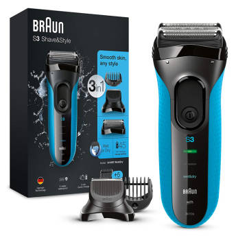 Braun Series 3 Elektrorasierer und Barttrimmer mit 5  - 30 coole Geschenkideen für Männer mit Bart