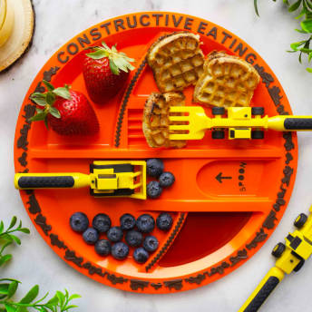 Constructive Eating Kinderteller - Geschenke für 3 bis 4 Jahre alte Jungen