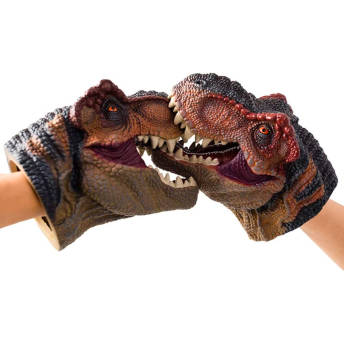 Realistische Dinosaurier Handpuppe Tyrannosaurus Rex - Originelle Dino Geschenke für kleine und große Dinosaurier Fans