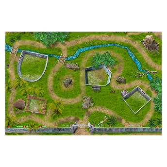 Dinosaurier Park Spielmatte fr Indoor und Outdoor ideal  - 93 Geschenke für 5 bis 6 Jahre alte Jungen