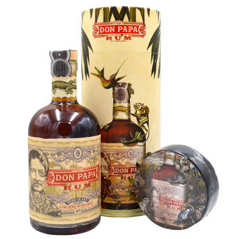Don Papa Rum Geschenkset mit TShirt in Geschenkdose - 43 originelle Geschenke für Rum Fans
